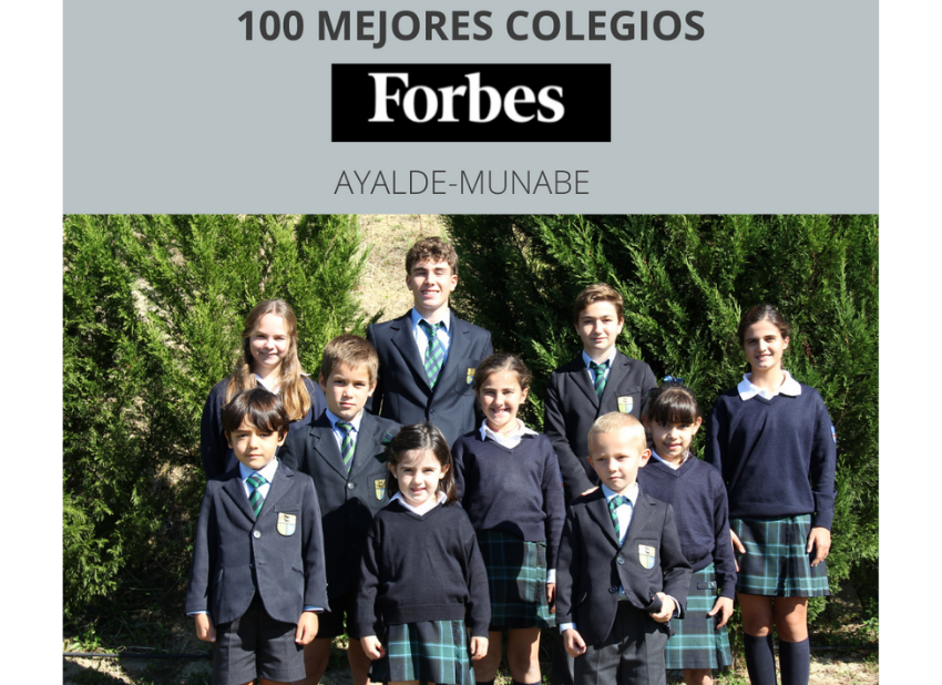 La revista Forbes selecciona a Ayalde-Munabe entre los 100 mejores colegios